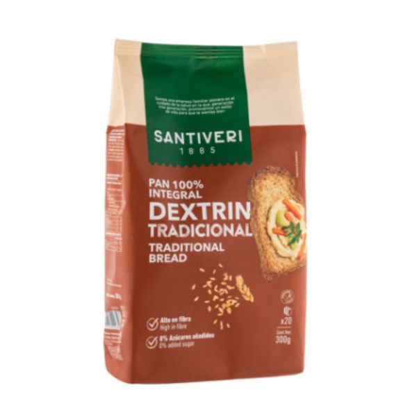 Pan Dextrin Integral 300 G. - Santiveri