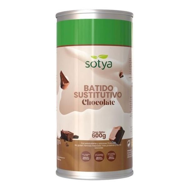 Batido Chocolate Saciante 600 G. - Sotya