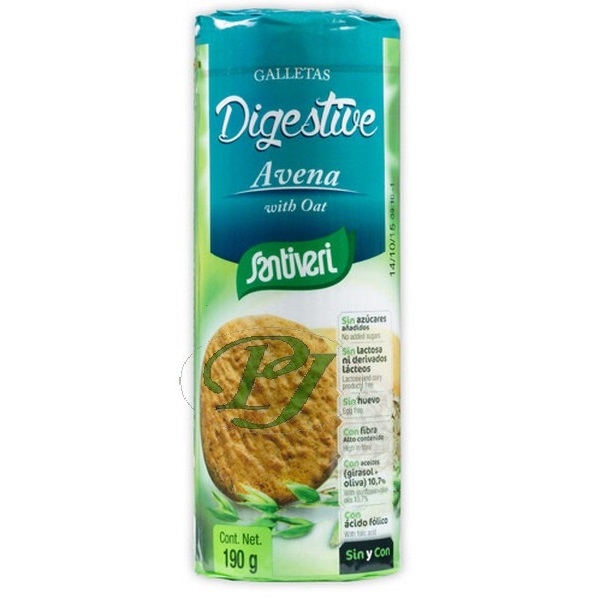 Galletas Digestive Avena 190 G. - Santiveri