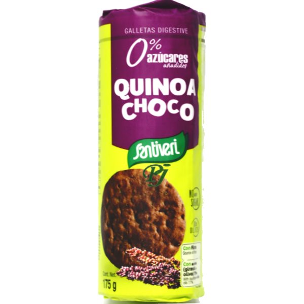 Galletas Digestive Quinoa Choco 175 G. - Santiveri