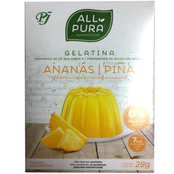 Allpura Gelatina Piña 28 G. - Dietmed
