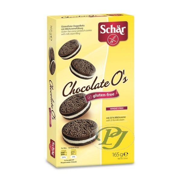Galletas Chocolate O´S (Disc) 165 G. - Schar