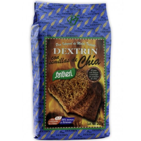 Pan Dextrin Con Chía 300 G. - Santiveri