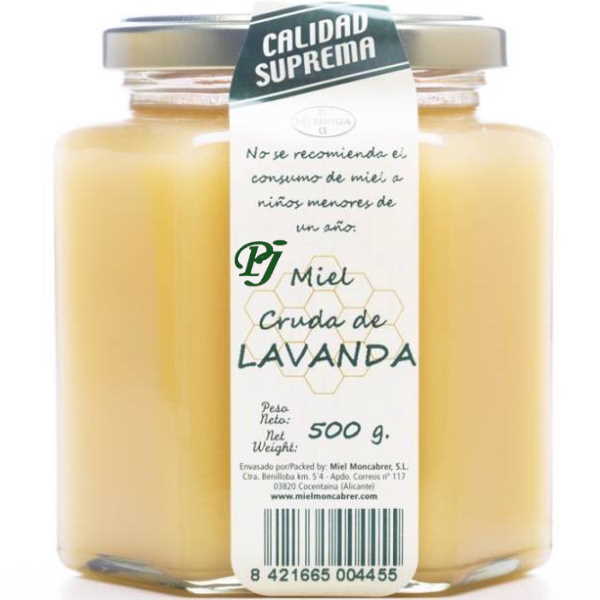 Miel Cruda Lavanda 500Gr - Moncabrer