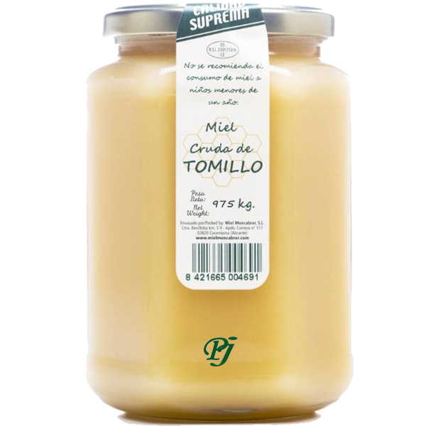 Miel Cruda Tomillo 975 G. - Moncabrer