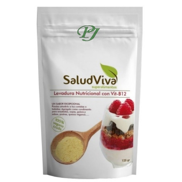 Levadura Nutricional Con Vitamina B 12 125 G. - Saludviva
