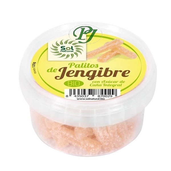 Palitos De Jengibre 125 G. - Sol Natural