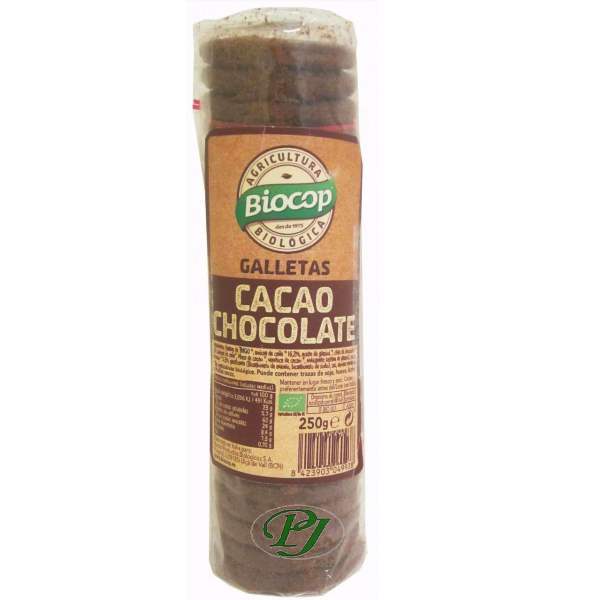 Galletas Cacao Chocolate 250 G. - Biocop