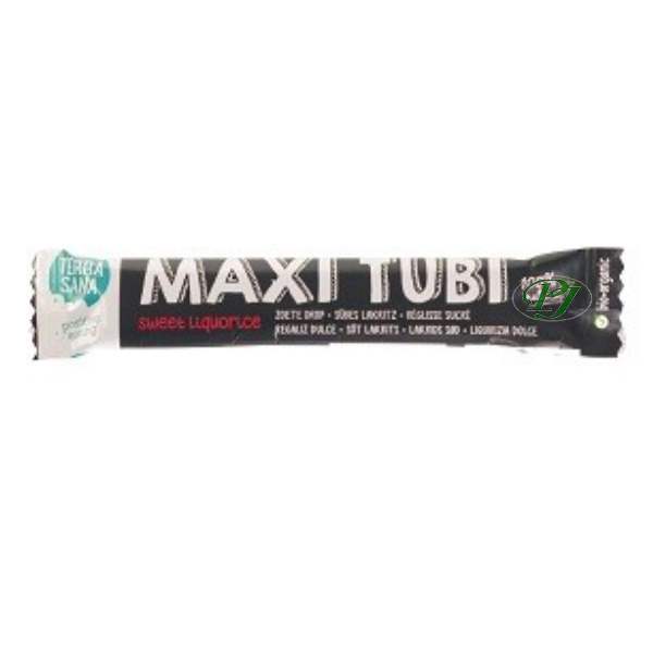 Regaliz Dulce Bio Maxi Tubi 28 G. - Terra Sana