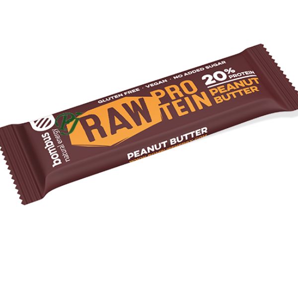 Barrita Raw Protein Crema Cacahuete 50 G. - Bombus
