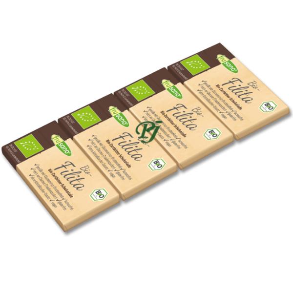 Chocolate Negro Minis 4 X 12.5 G. - Frusano