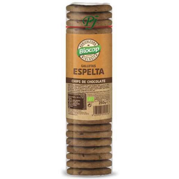 Galletas Espelta Chips Chocolate 250 G. - Biocop