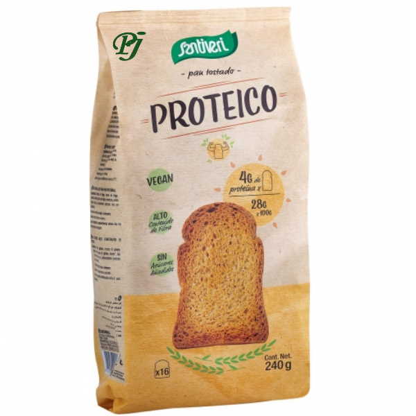 Pan Tostado Proteico 240 G. - Santiveri