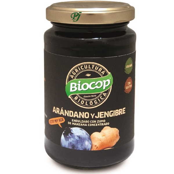 Compota De Arándanos Y Jengibre 265 G. - Biocop