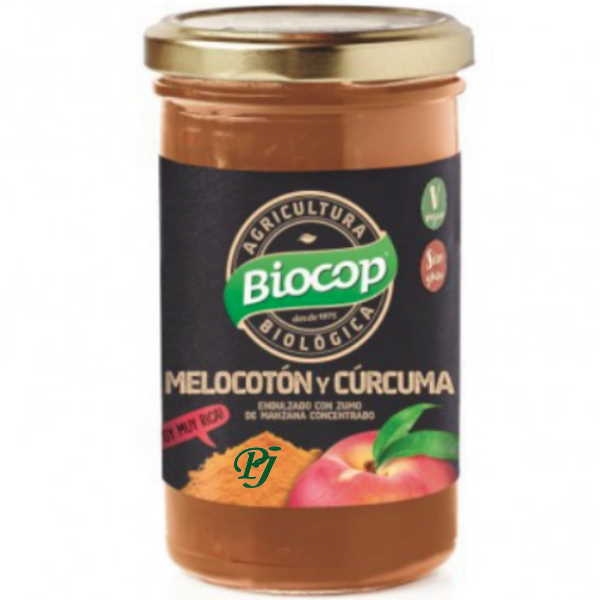 Compota De Melocotón Cúrcuma 265 G. - Biocop
