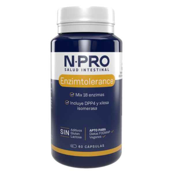 Enzimtolerance 60 Cápsulas - Npro