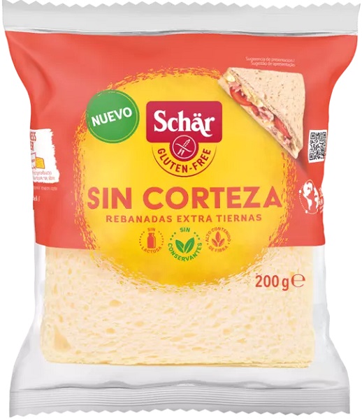 Pan De Molde Sin Corteza Tramezzino 200 G. - Schar