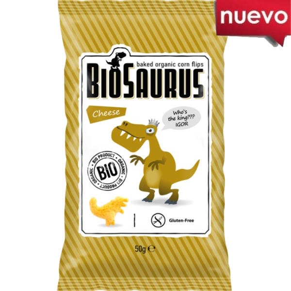 Snack Biosaurus Queso Bio 50 G. - Sol Natural