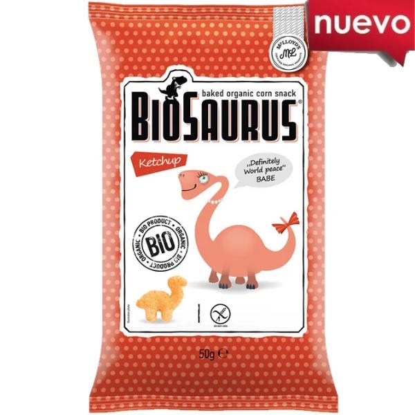 Snack Biosaurus Ketchup Bio 50 G. - Sol Natural