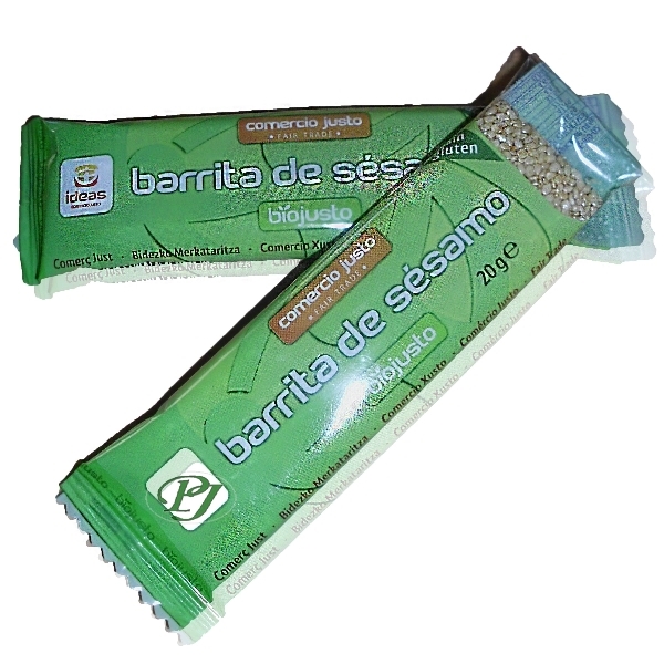 Barritas Bio Sésamo 20 G. - Eathica