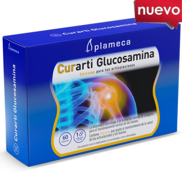 Curarti Glucosamina 60 Cápsulas - Plameca