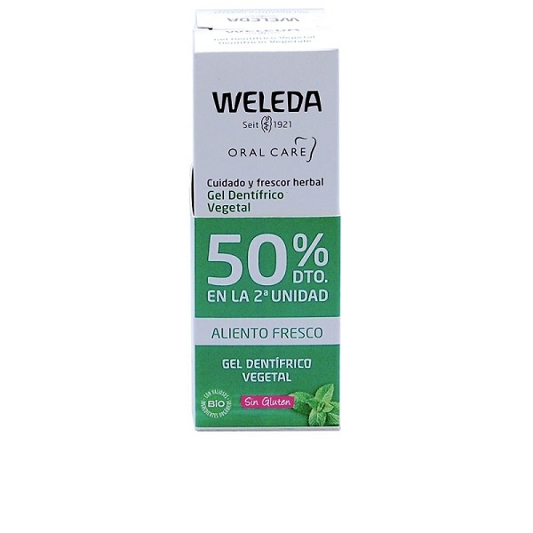 Dentífrico Vegetal Dúo 2 x 75 Ml. - Weleda