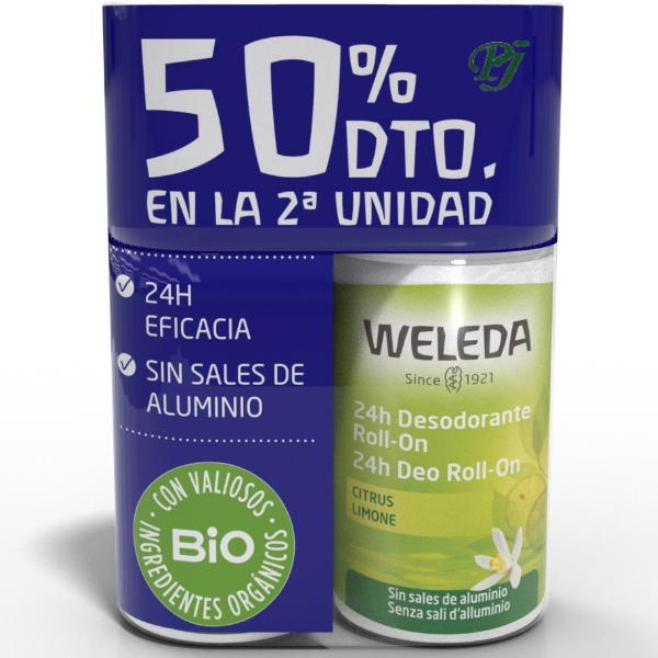 Duplo Roll On Citrus Limón 2 x 50 Ml. - Weleda