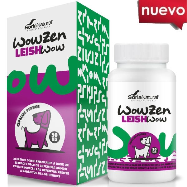 Wowzen Leishwow 60 Comprimidos Perros De + De 30 Kg. - Soria Natural