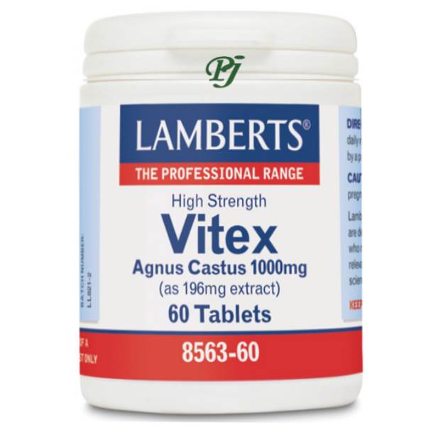 Vitex Agnus Castus 60 Tabletas 1000 Mg. - Lamberts