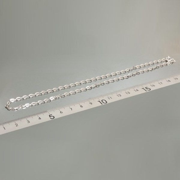 Cadena Plata Eslavón Cadeneta 40 Cm. - Prominer