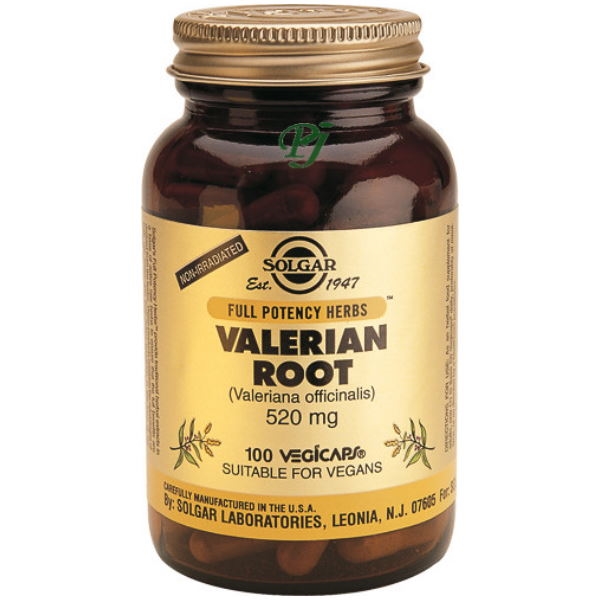 Valeriana 520Mg 100 Cápsulas - Solgar