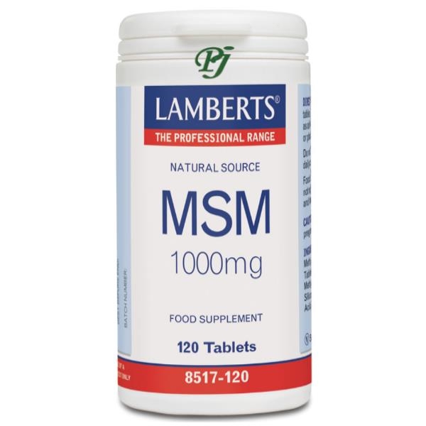 Msm 120 Cápsulas 1000 Mg. - Lamberts