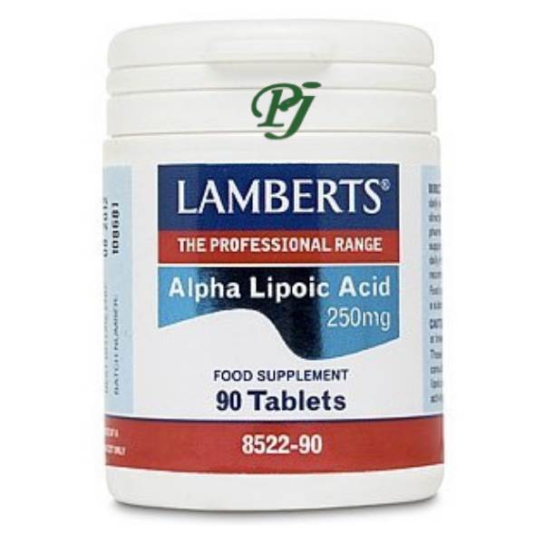 Ácido Alfa Lipoico 90 Tabletas 250 Mg. - Lamberts
