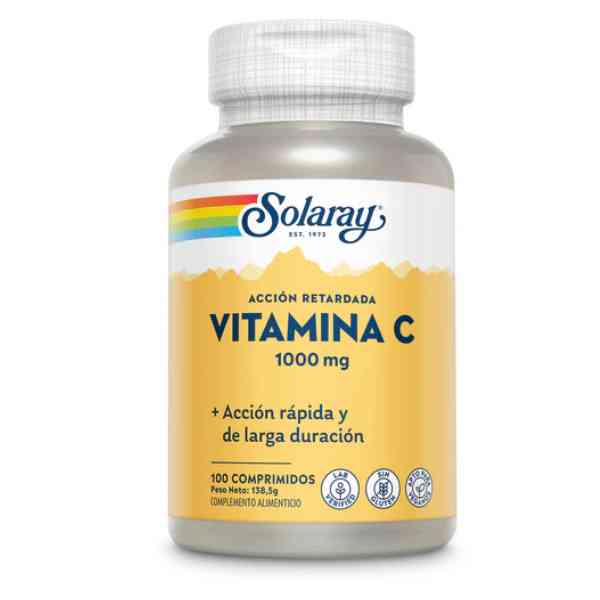 Vitamina C 100 Comprimidos 1000 Mg. - Solaray