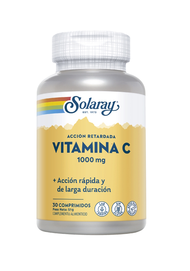 Vitamina C 1000 Mg. 100 Comprimidos - Solaray