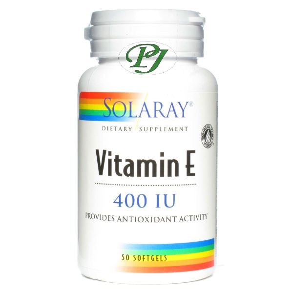 Vitamina E 400Iu 50 Cápsulas - Solaray