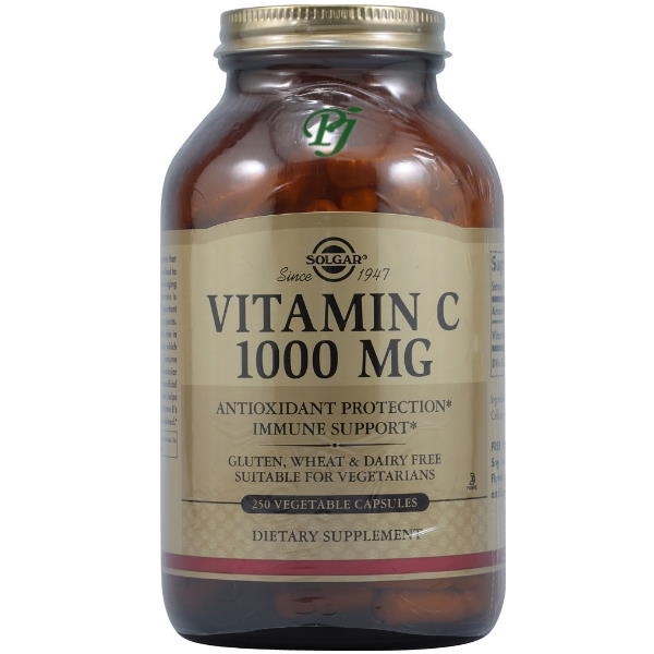 Vitamina C 250 Cápsulas Vegetales 1000 Mg. - Solgar