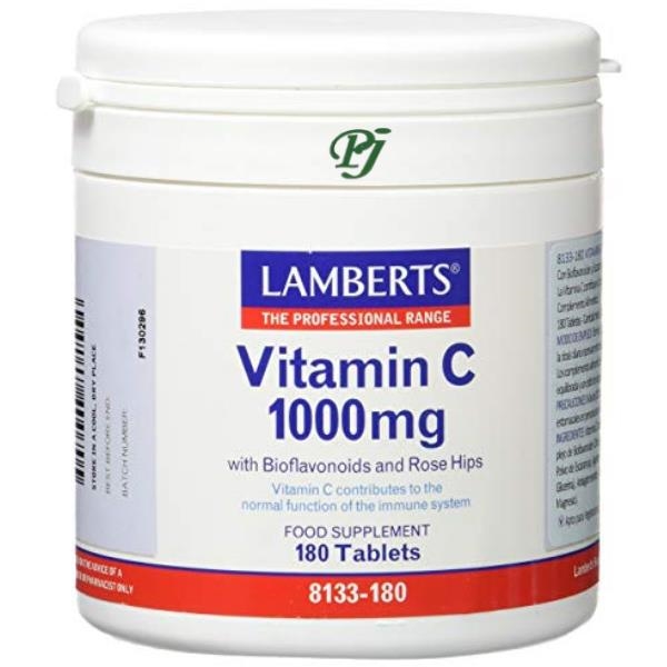 Vitamina C 180 Comprimidos 1000 Mg. - Lamberts
