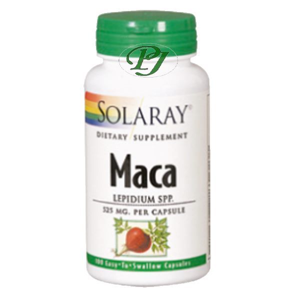 Maca 100 Cápsulas 525 Mg. - Solaray