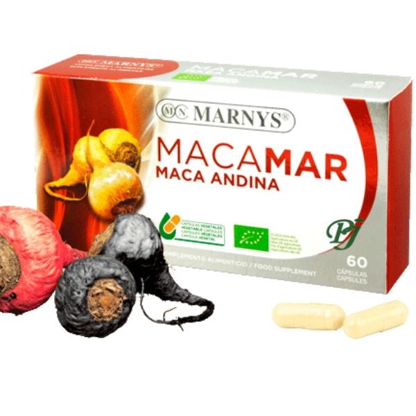 Maca Andina Bio 60 Capsulas 1000Mg - Marnys