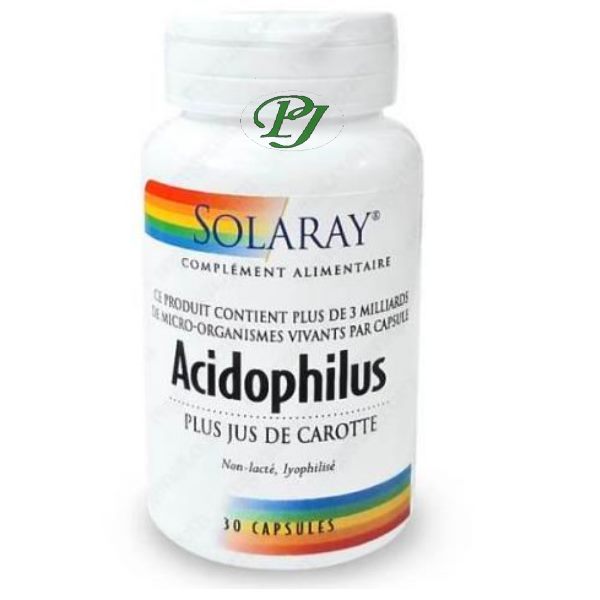 Acidophilus Plus 30 Cápsulas - Solaray