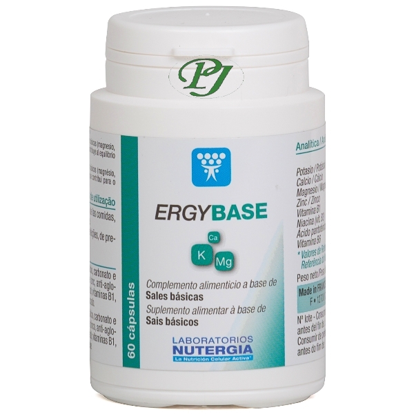 Ergybase 60 Cápsulas - Nutergia
