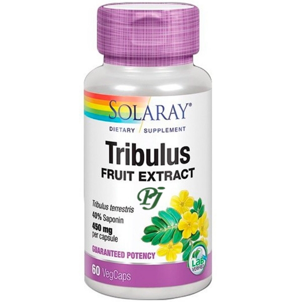 Tribulus Extracto 450 Mg. 60 Cápsulas - Solaray