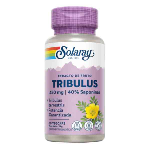 Tribulus Extracto 60 Vegcáps 450 Mg. - Solaray