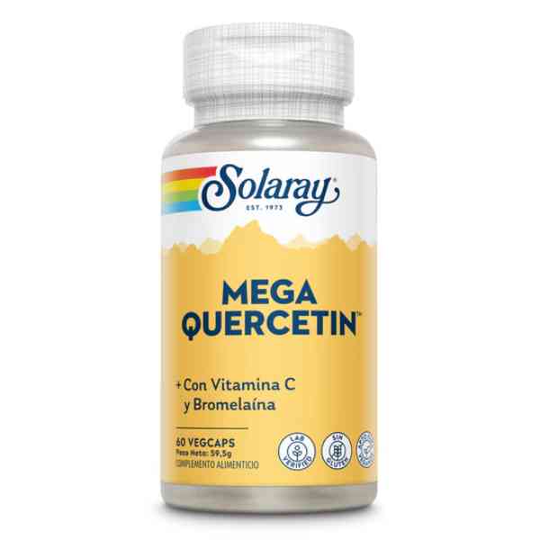 Mega Quercetin 60 Vegcáps 600 Mg. - Solaray