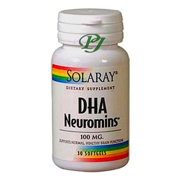 Dha Neuromins 100 Mg. 30 Cápsulas - Solaray