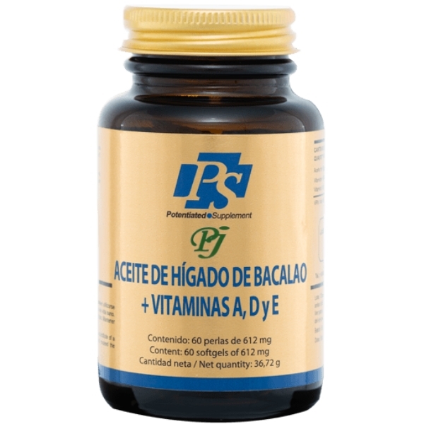 Aceite Hígado De Bacalao + Vitaminas A D E - Ps