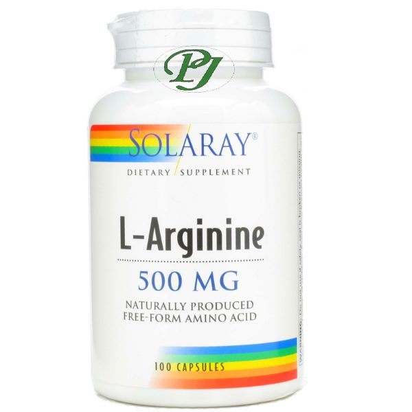L-Arginina 100 Cápsulas 500 Mg. - Solaray