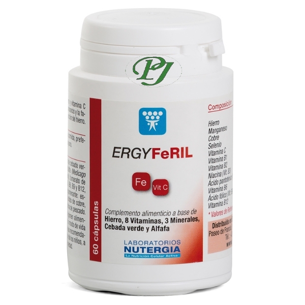 Ergyferil 60 Cápsulas - Nutergia