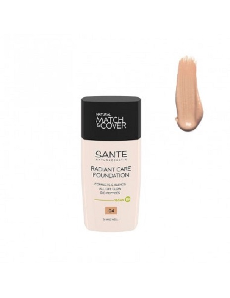 Maquillaje Fluido Radiant Care 04 Rose - Sante